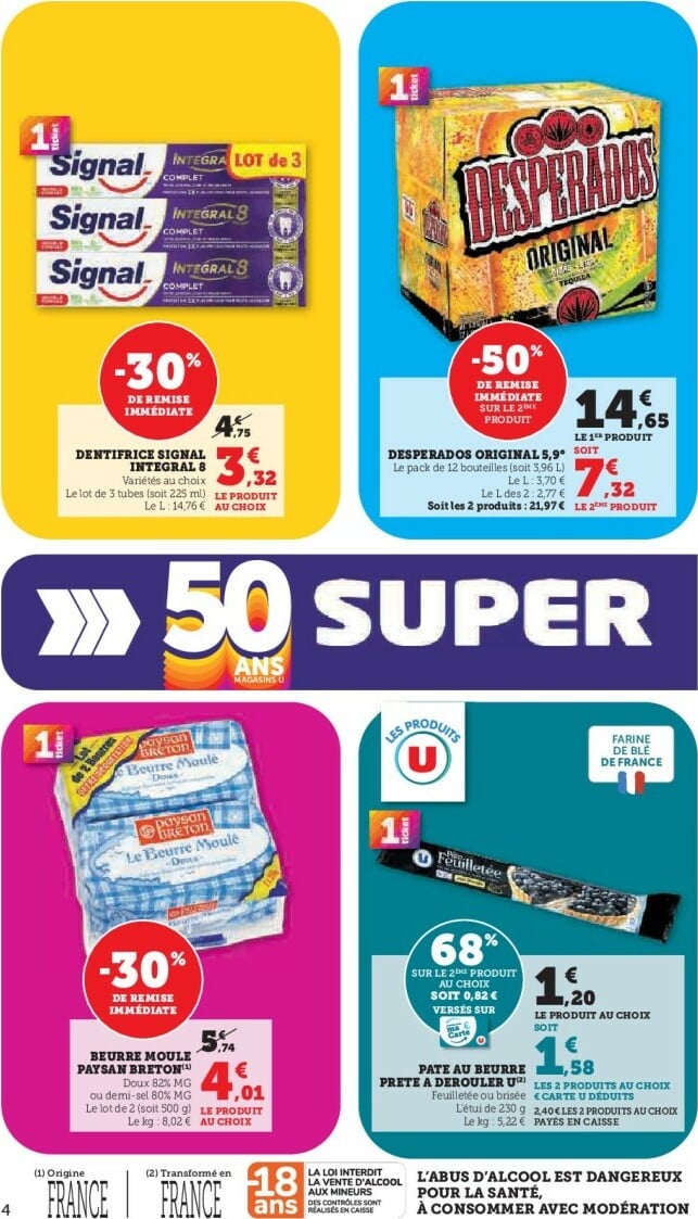super-u - Catalogue Super U valable du 07/10 au 19/10 - page: 4