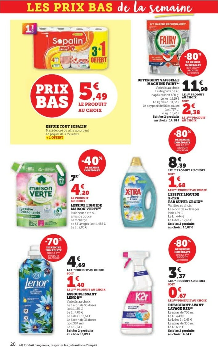 super-u - Catalogue Super U valable du 07/10 au 19/10 - page: 20
