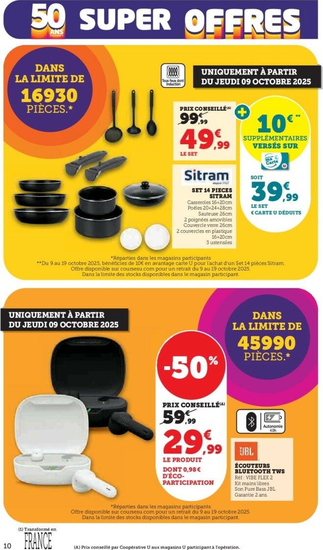 super-u - Catalogue Super U valable du 07/10 au 19/10 - page: 10
