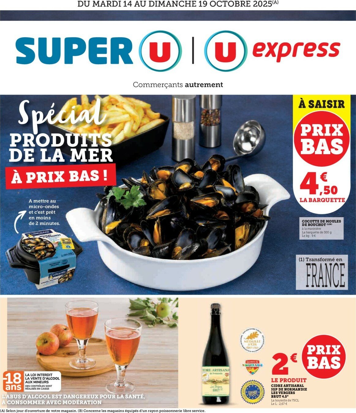super-u - Catalogue Super U - Express valable du 14/10 au 19/10 - page: 1