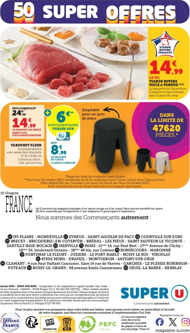super-u - Catalogue Super U valable du 14/10 au 19/10 - page: 28