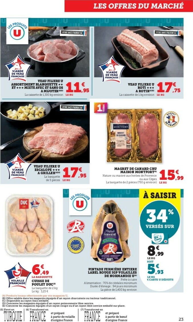 super-u - Catalogue Super U valable du 14/10 au 19/10 - page: 23