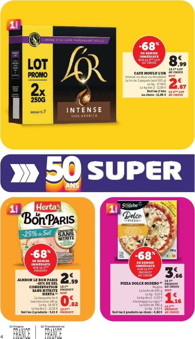 super-u - Catalogue Super U valable du 14/10 au 19/10 - page: 4