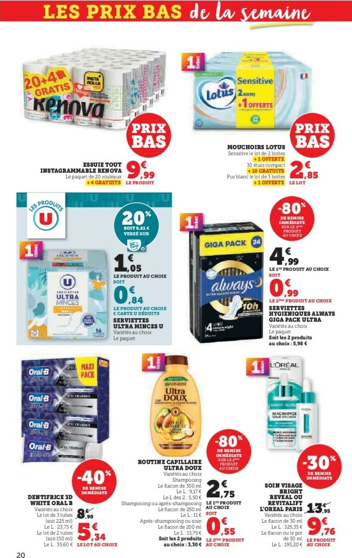 super-u - Catalogue Super U valable du 14/10 au 19/10 - page: 20