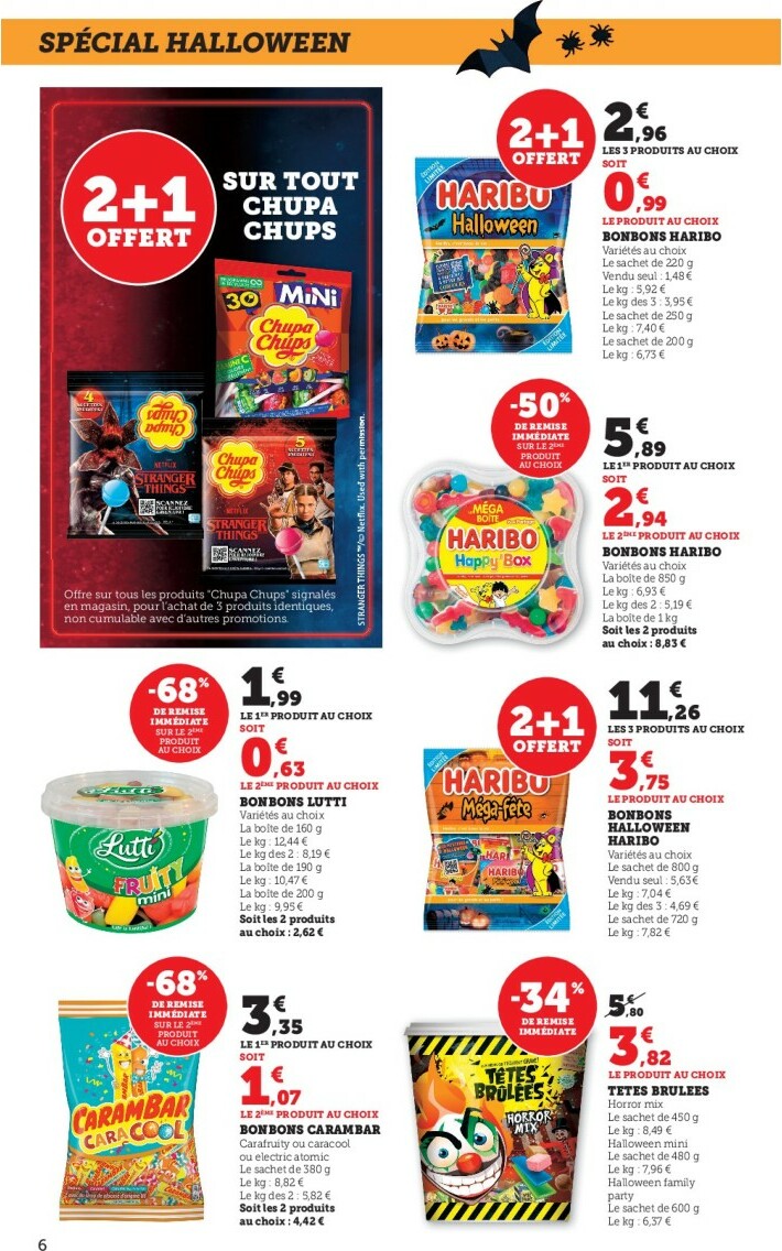 super-u - Catalogue Super U - Halloween á Prix Bas valable du 21/10 au 02/11 - page: 6