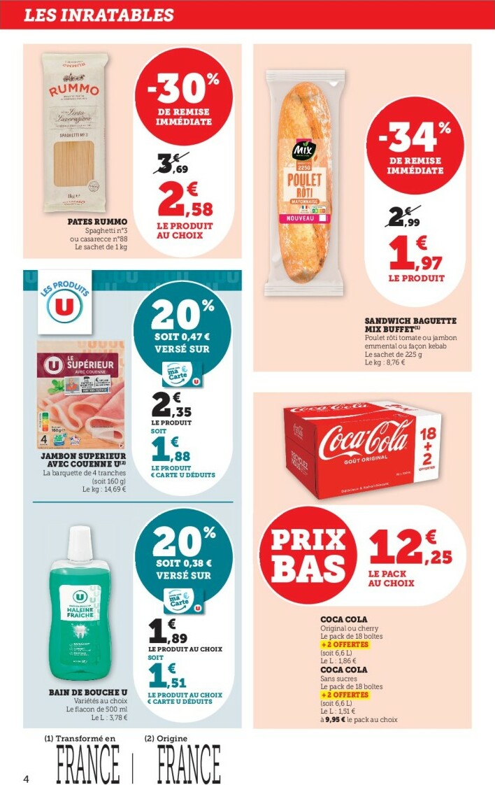 super-u - Catalogue Super U - Halloween á Prix Bas valable du 21/10 au 02/11 - page: 4