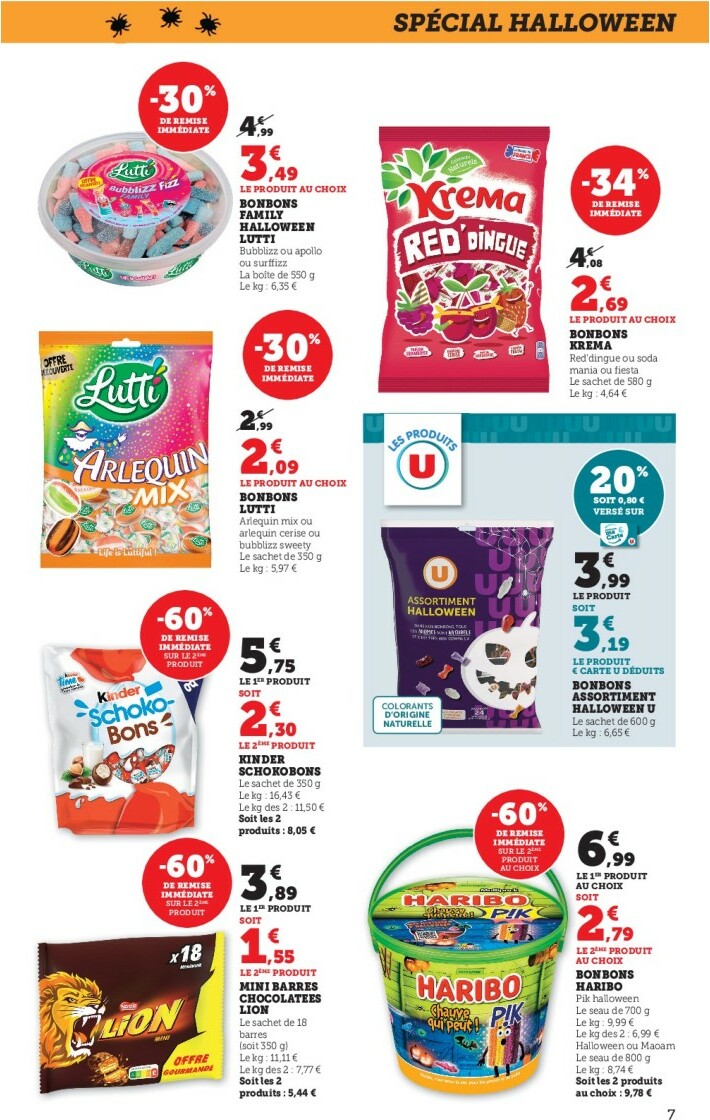 super-u - Catalogue Super U - Halloween á Prix Bas valable du 21/10 au 02/11 - page: 7