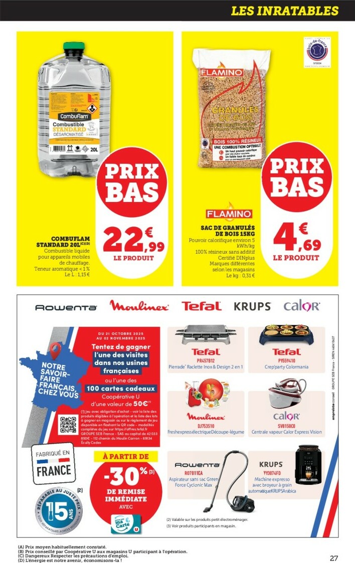 super-u - Catalogue Super U - Halloween á Prix Bas valable du 21/10 au 02/11 - page: 27
