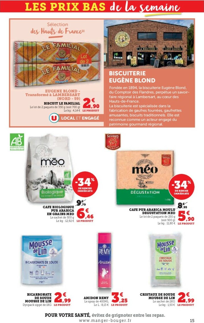 super-u - Catalogue Super U valable du 21/10 au 02/11 - page: 15