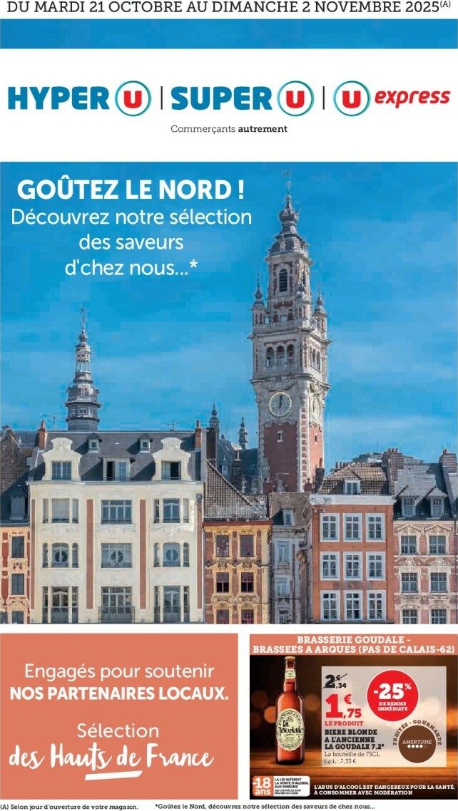 super-u - Catalogue Super U valable du 21/10 au 02/11 - page: 1