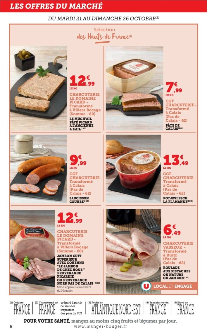 super-u - Catalogue Super U valable du 21/10 au 02/11 - page: 6
