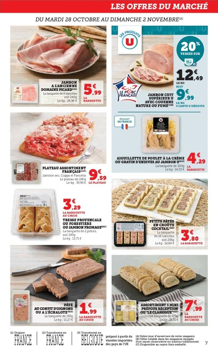 super-u - Catalogue Super U valable du 28/10 au 09/11 - page: 7
