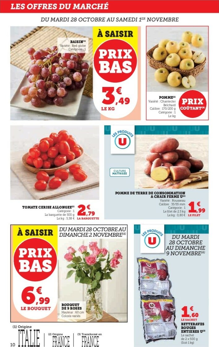 super-u - Catalogue Super U valable du 28/10 au 09/11 - page: 10