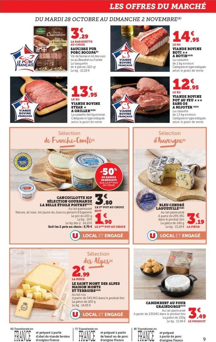 super-u - Catalogue Super U valable du 28/10 au 09/11 - page: 9