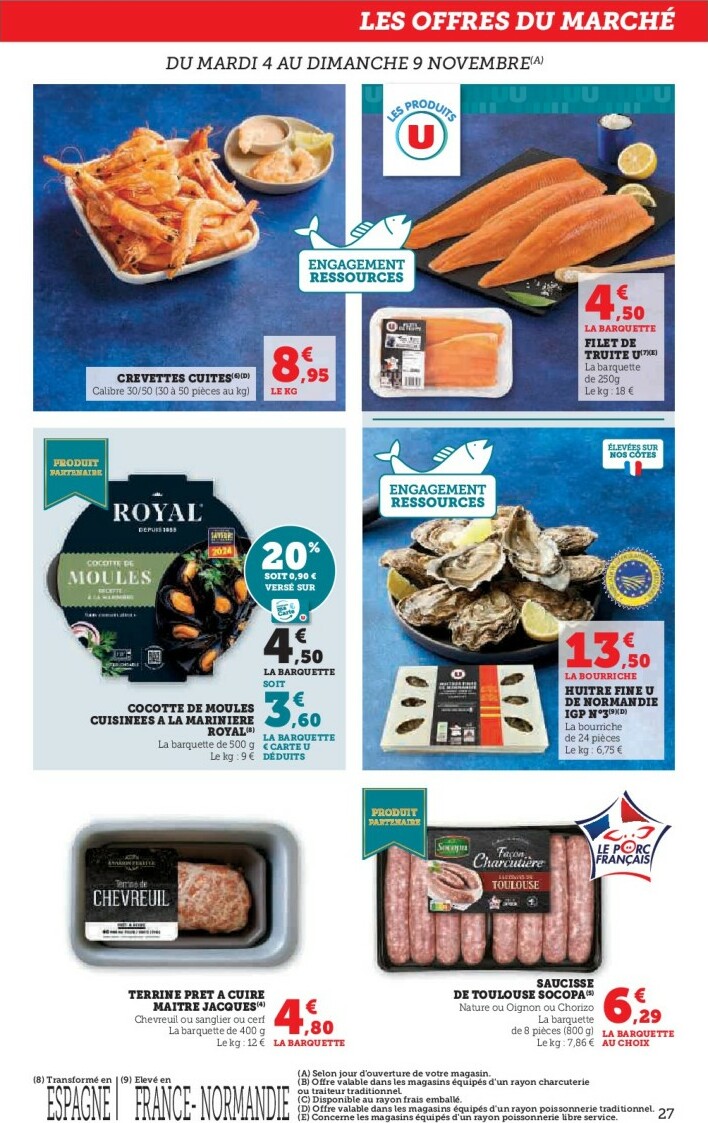 super-u - Catalogue Super U valable du 04/11 au 16/11 - page: 27