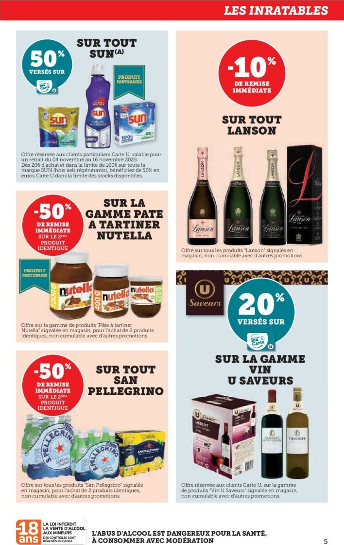 super-u - Catalogue Super U valable du 04/11 au 16/11 - page: 5