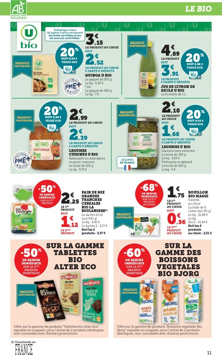 super-u - Catalogue Super U valable du 04/11 au 16/11 - page: 11