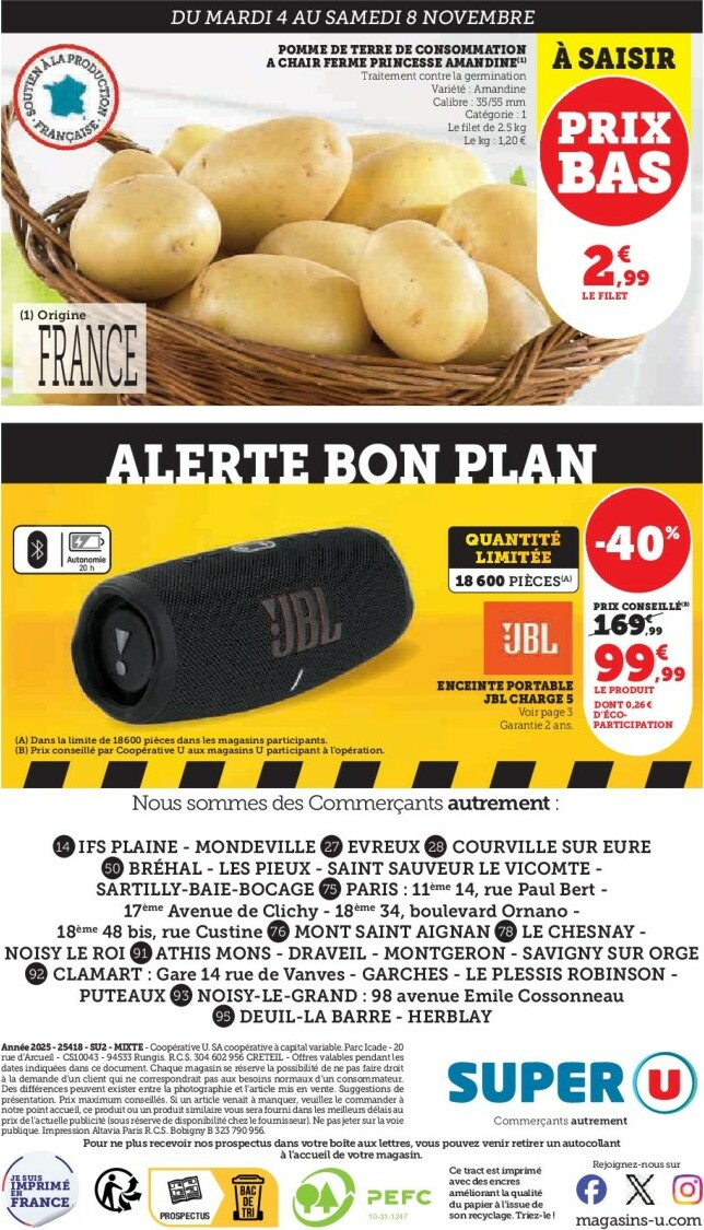 super-u - Catalogue Super U valable du 04/11 au 16/11 - page: 40