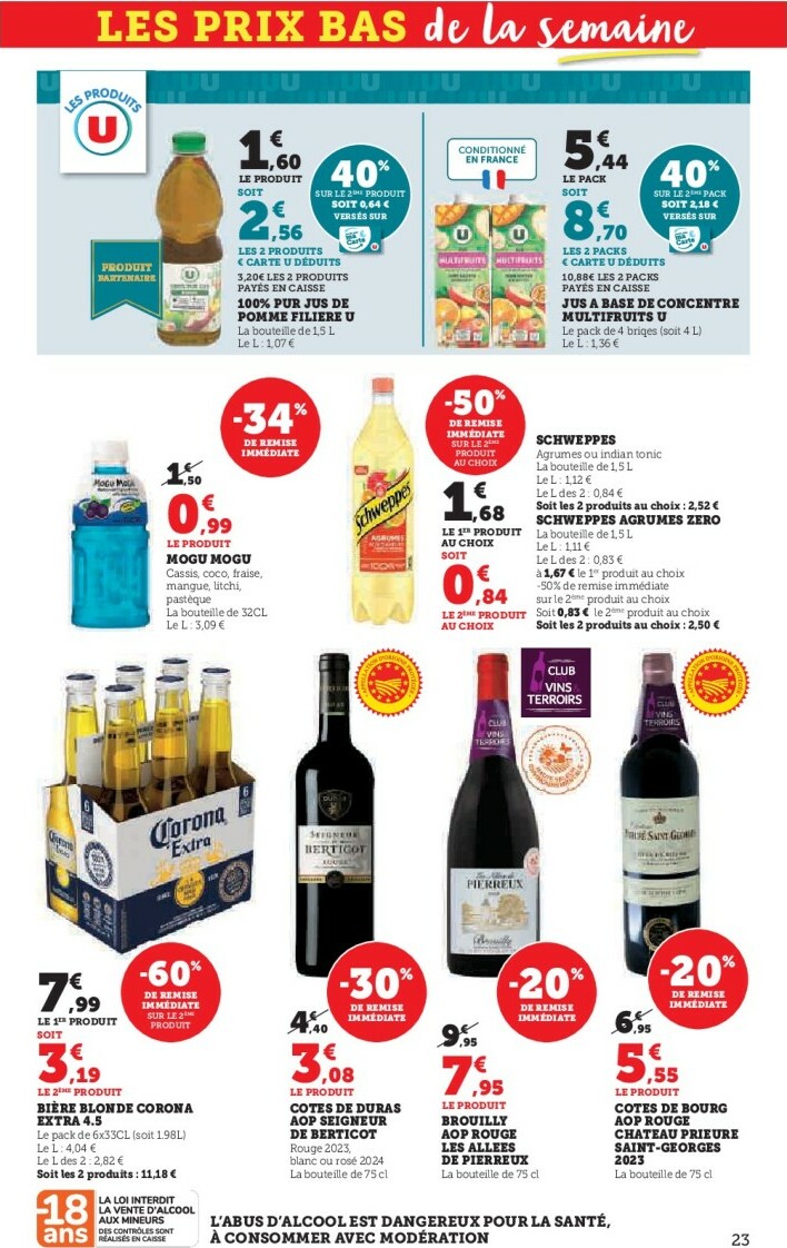 super-u - Catalogue Super U valable du 04/11 au 16/11 - page: 23