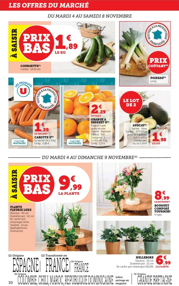 super-u - Catalogue Super U valable du 04/11 au 16/11 - page: 30