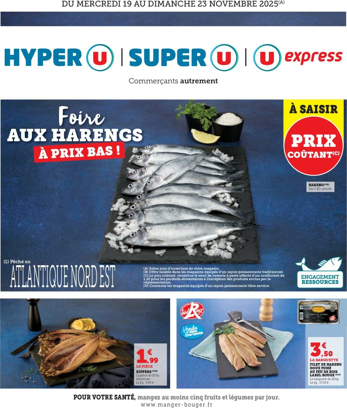 super-u - Catalogue Super U - Foire aux Harengs à prix bas valable du 19/11 au 23/11