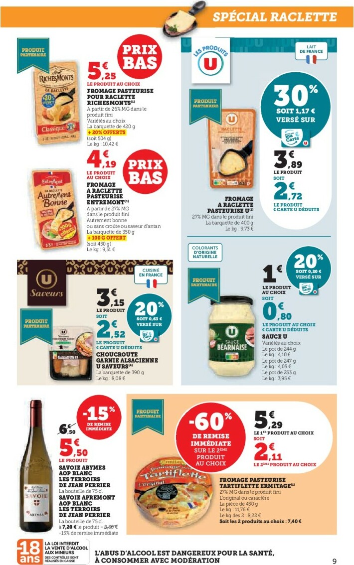 super-u - Catalogue Super U - Les prix bas de la semaine - PARIS valable du 18/11 au 30/11 - page: 9