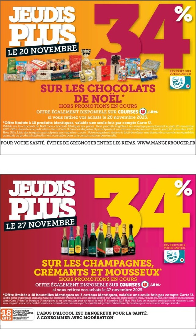 super-u - Catalogue Super U - Les prix bas de la semaine - PARIS valable du 18/11 au 30/11 - page: 3