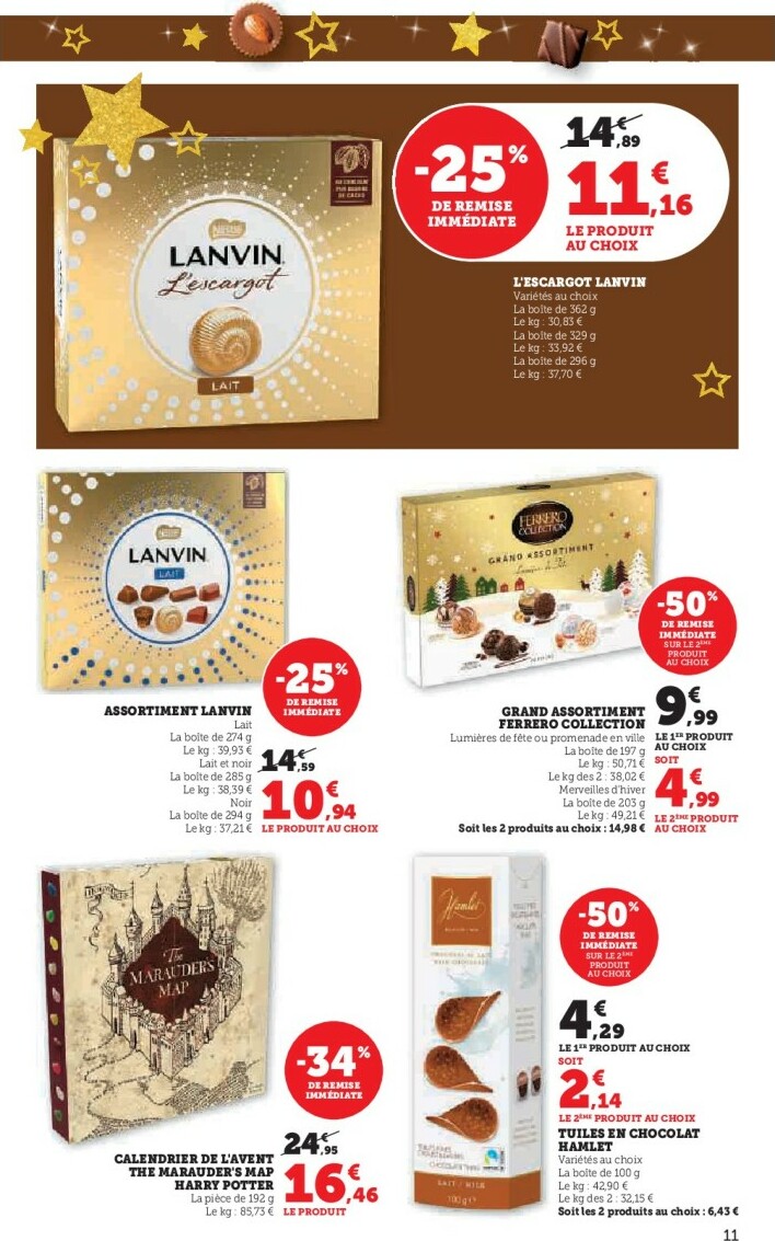 super-u - Catalogue Super U - Les prix bas de la semaine - PARIS valable du 18/11 au 30/11 - page: 11