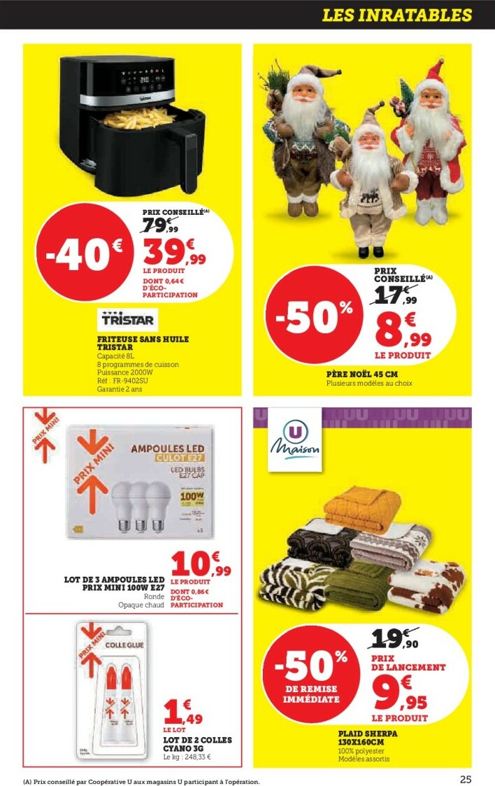 super-u - Catalogue Super U - Les prix bas de la semaine valable du 18/11 au 30/11 - page: 25