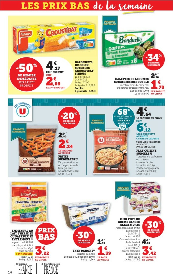 super-u - Catalogue Super U - Les prix bas de la semaine valable du 18/11 au 30/11 - page: 14