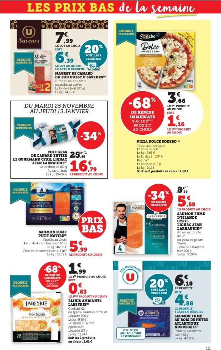 super-u - Catalogue Super U valable du 25/11 au 07/12 - page: 15