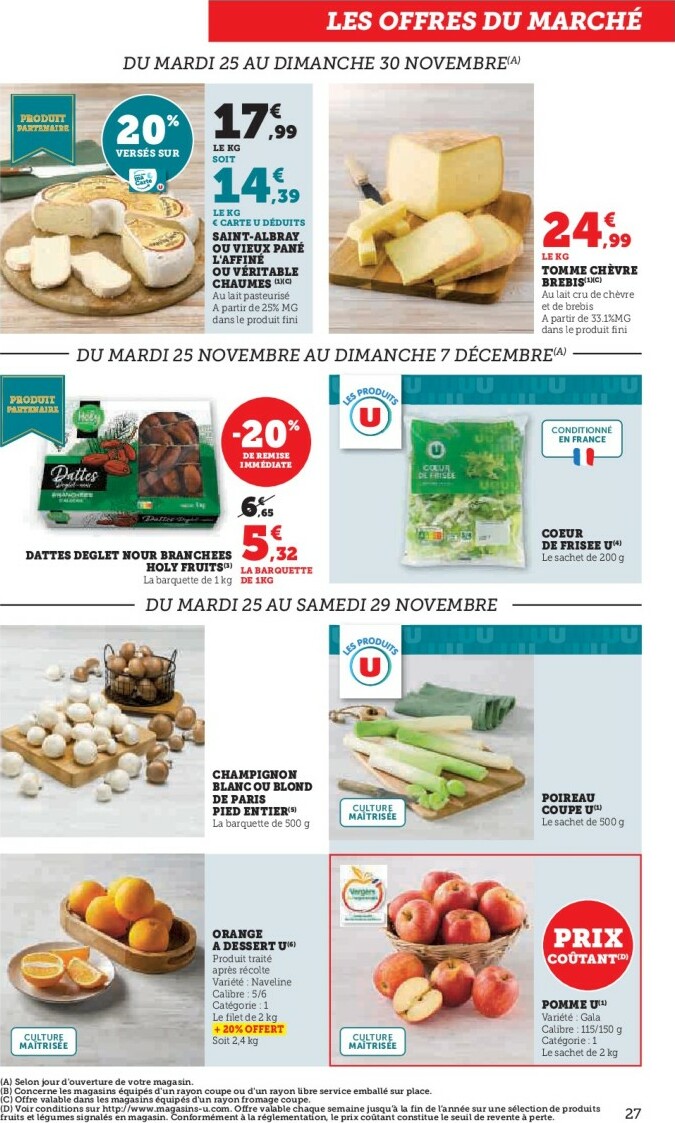 super-u - Catalogue Super U valable du 25/11 au 07/12 - page: 27