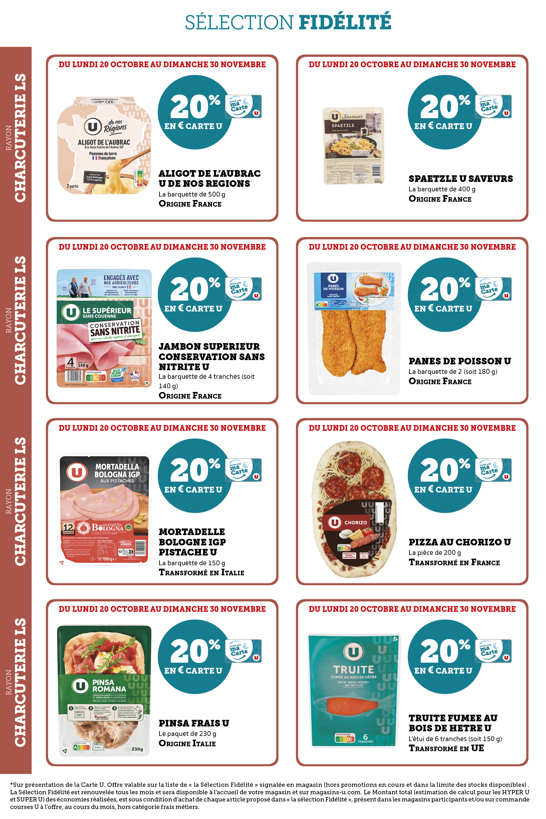 super-u - Catalogue Super U - Ma sélection Carte U valable du 20/10 au 30/11 - page: 2