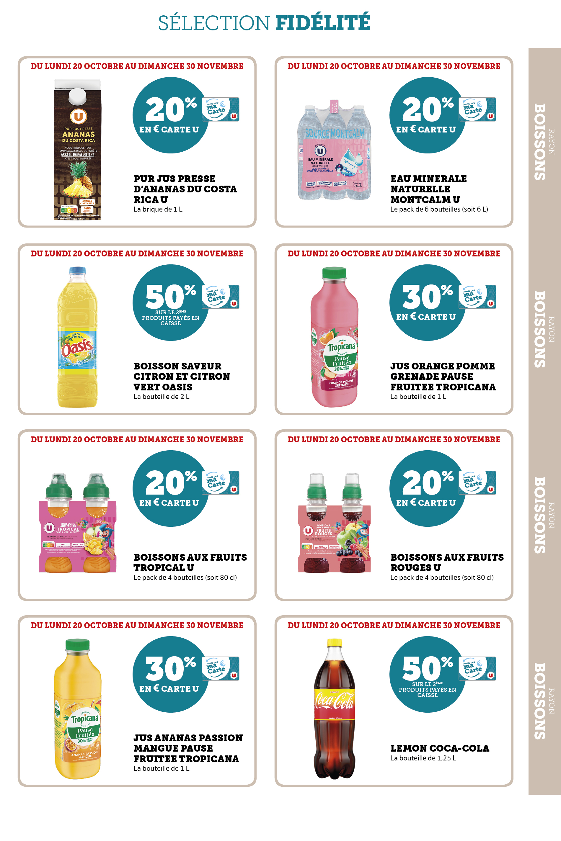 super-u - Catalogue Super U - Ma sélection Carte U valable du 20/10 au 30/11 - page: 35