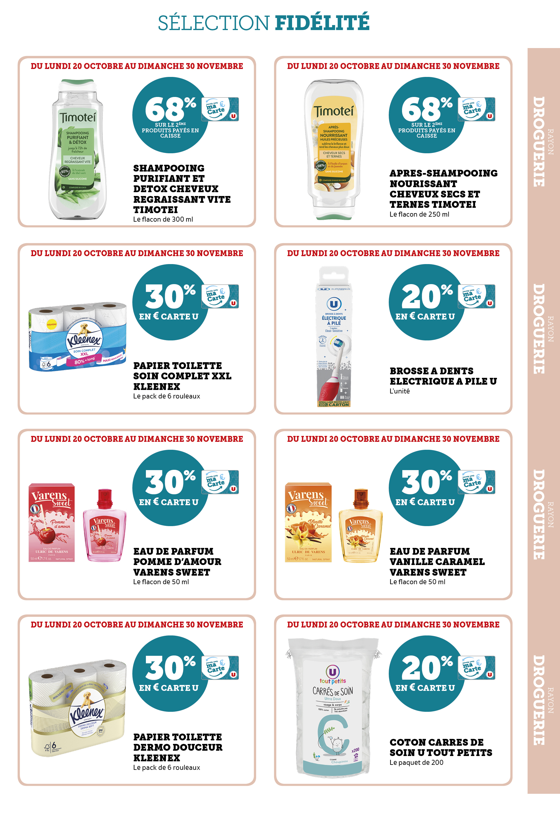 super-u - Catalogue Super U - Ma sélection Carte U valable du 20/10 au 30/11 - page: 13