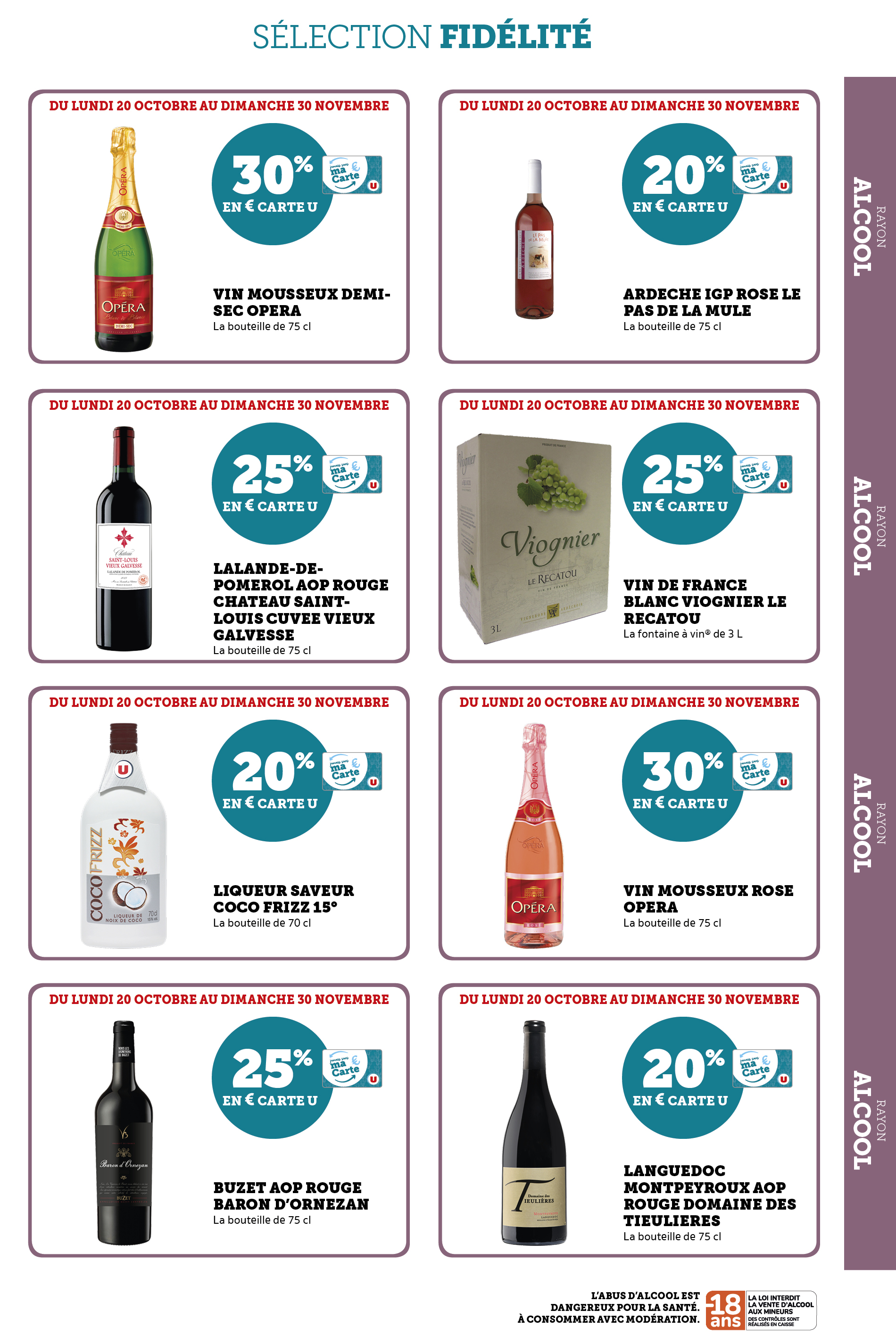 super-u - Catalogue Super U - Ma sélection Carte U valable du 20/10 au 30/11 - page: 31