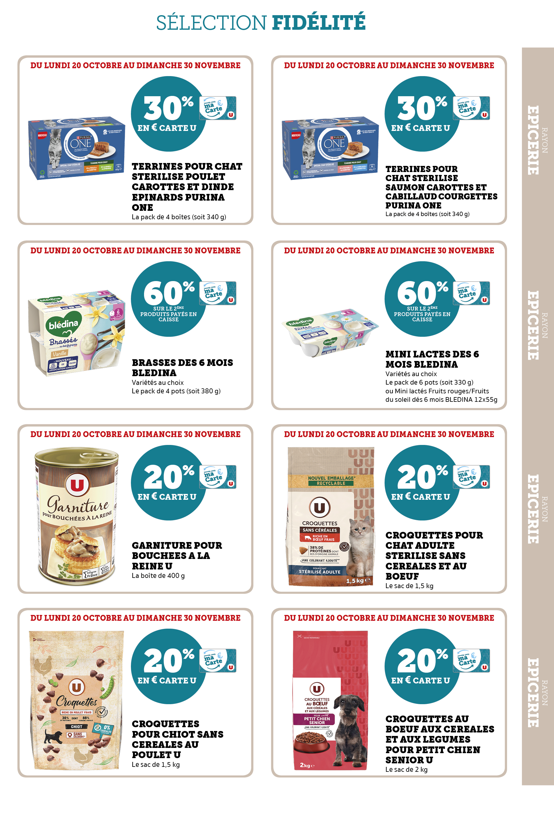 super-u - Catalogue Super U - Ma sélection Carte U valable du 20/10 au 30/11 - page: 27