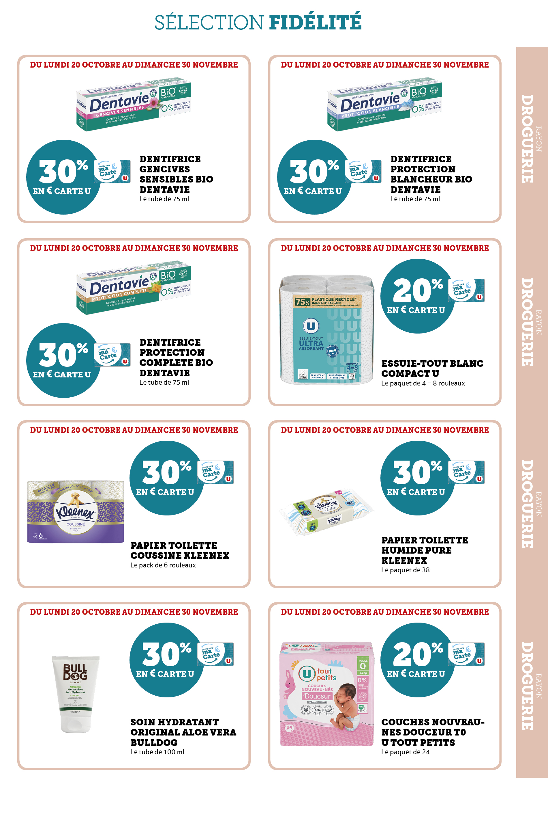 super-u - Catalogue Super U - Ma sélection Carte U valable du 20/10 au 30/11 - page: 11