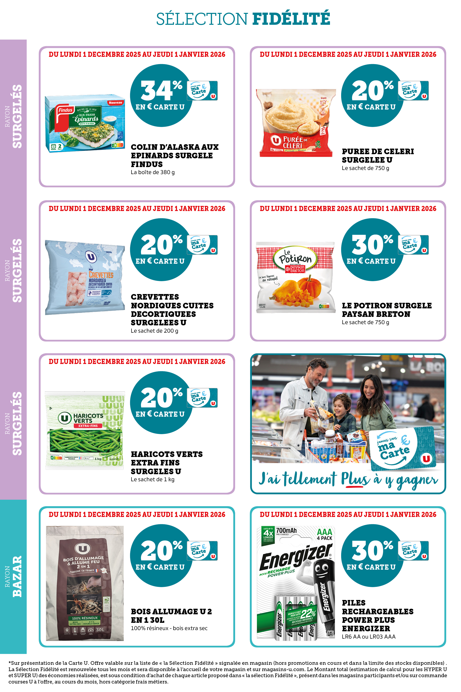 super-u - Catalogue Super U - Ma sélection Carte U décembre valable du 01/12 au 01/01 - page: 40