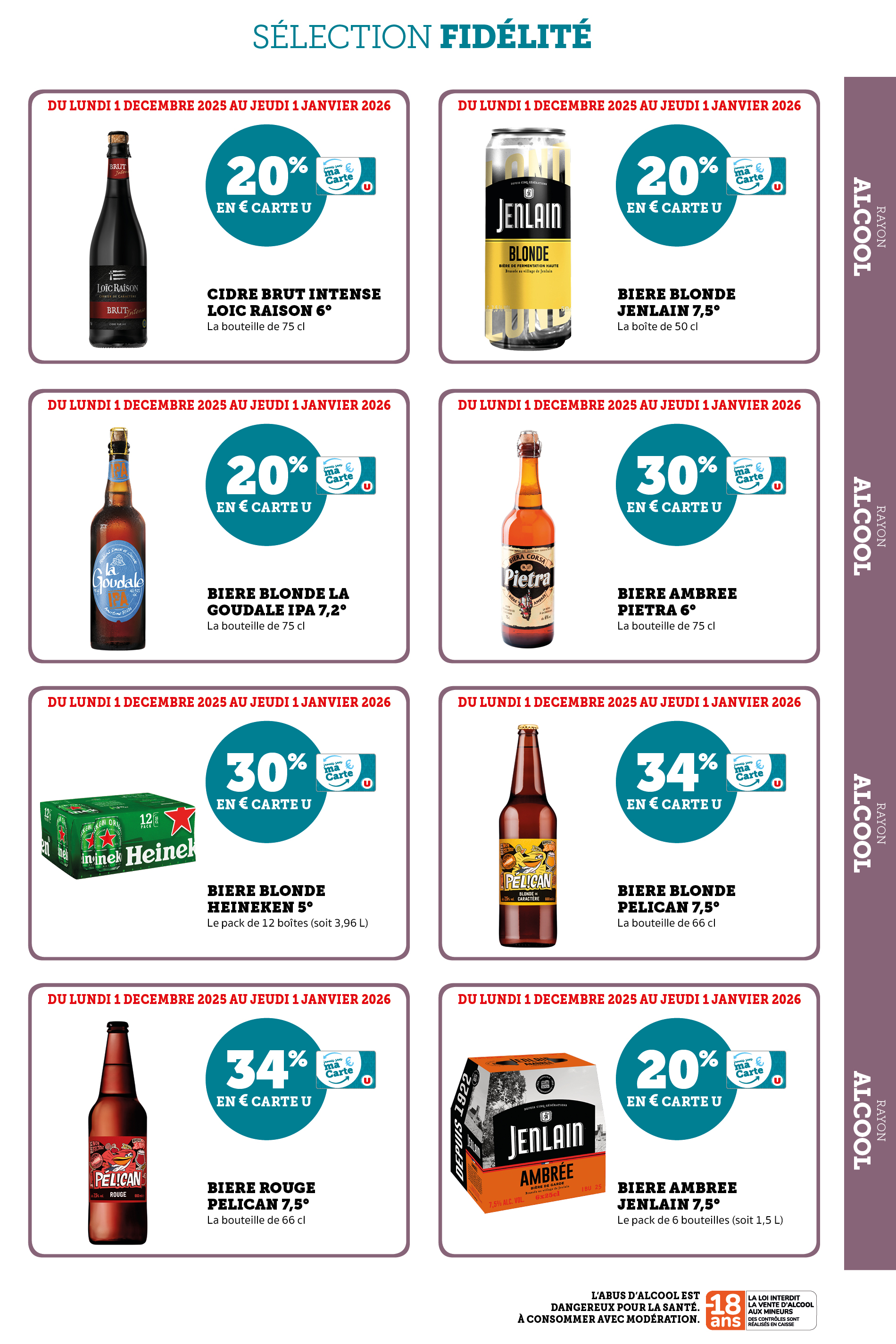 super-u - Catalogue Super U - Ma sélection Carte U décembre valable du 01/12 au 01/01 - page: 31