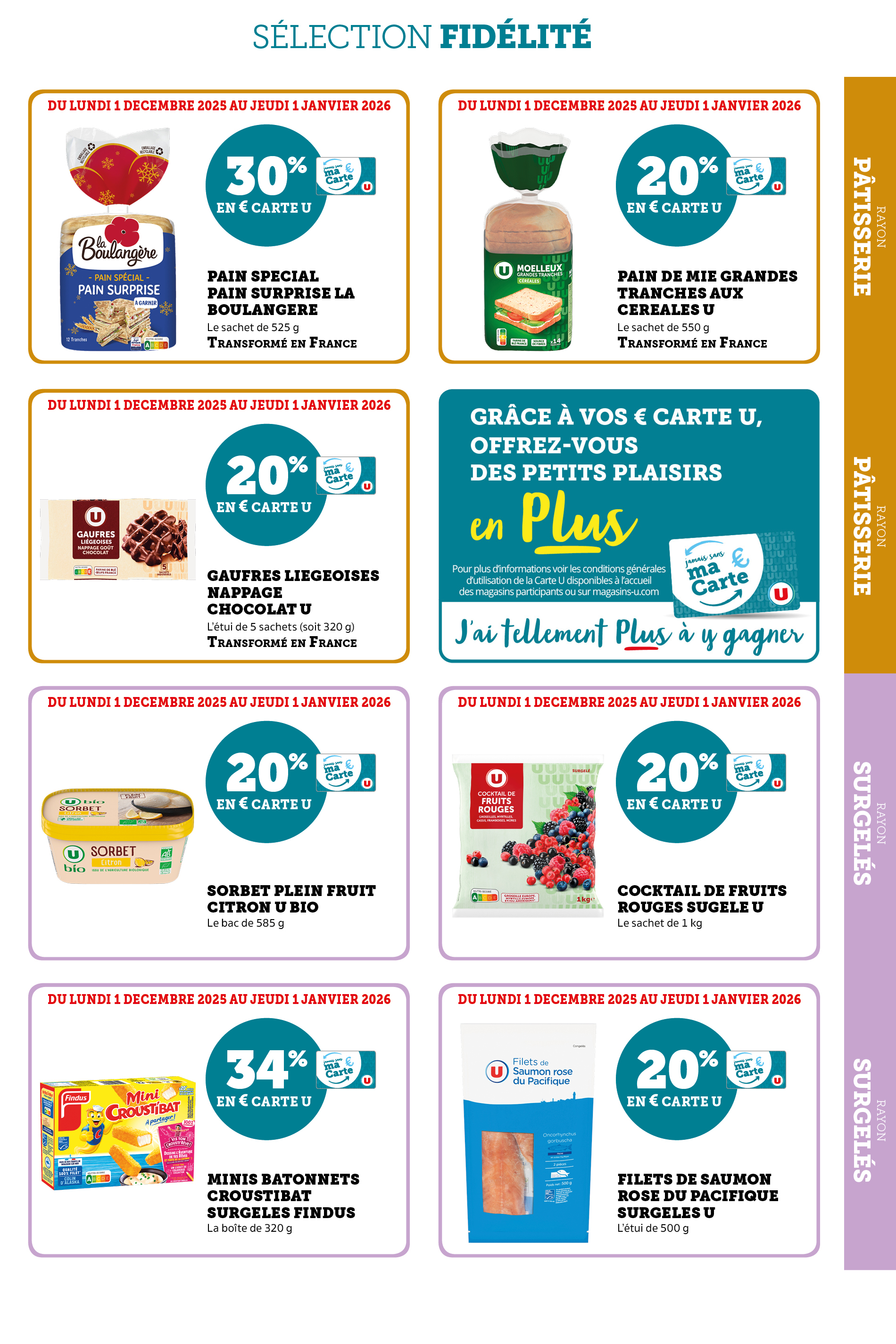 super-u - Catalogue Super U - Ma sélection Carte U décembre valable du 01/12 au 01/01 - page: 39