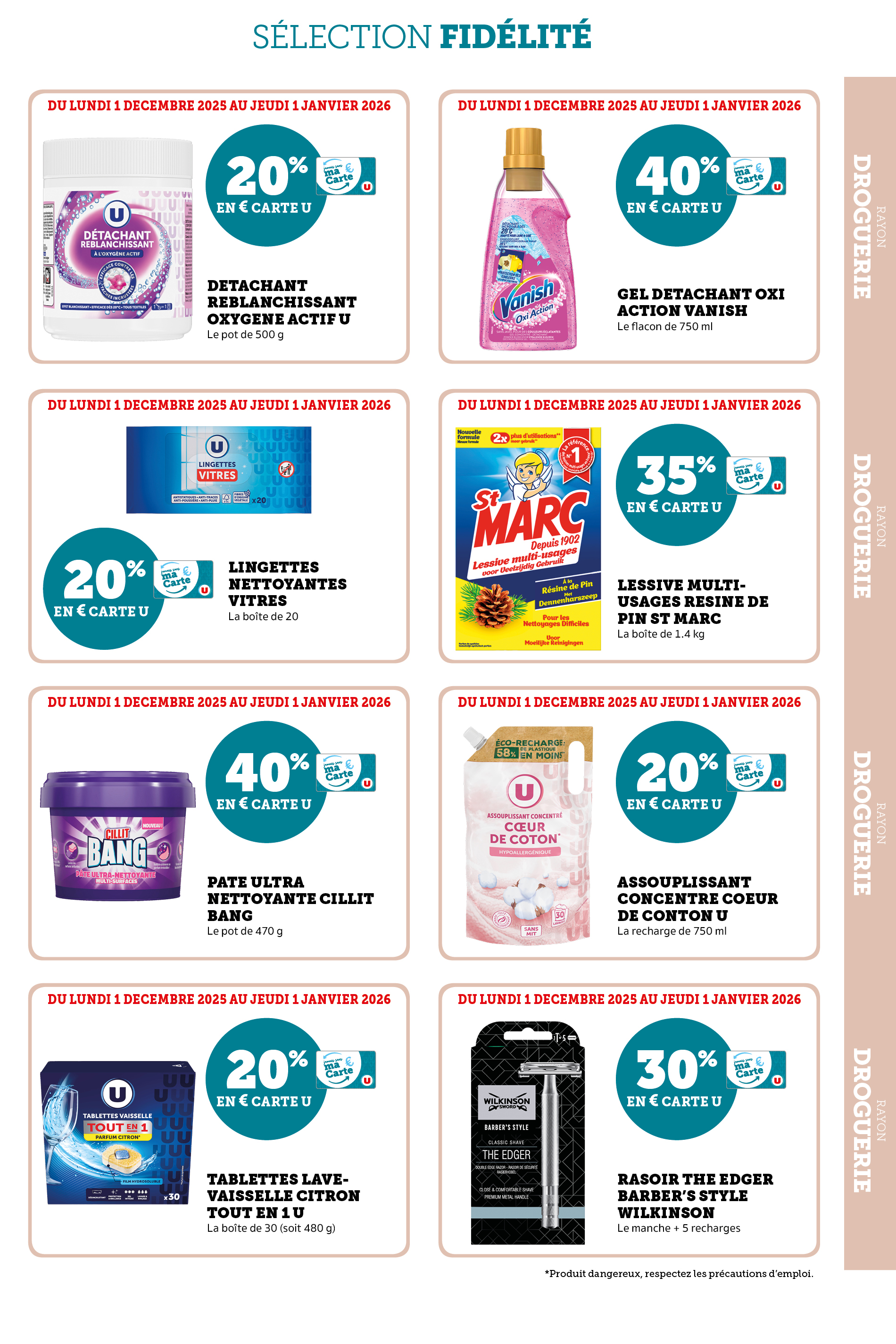 super-u - Catalogue Super U - Ma sélection Carte U décembre valable du 01/12 au 01/01 - page: 11