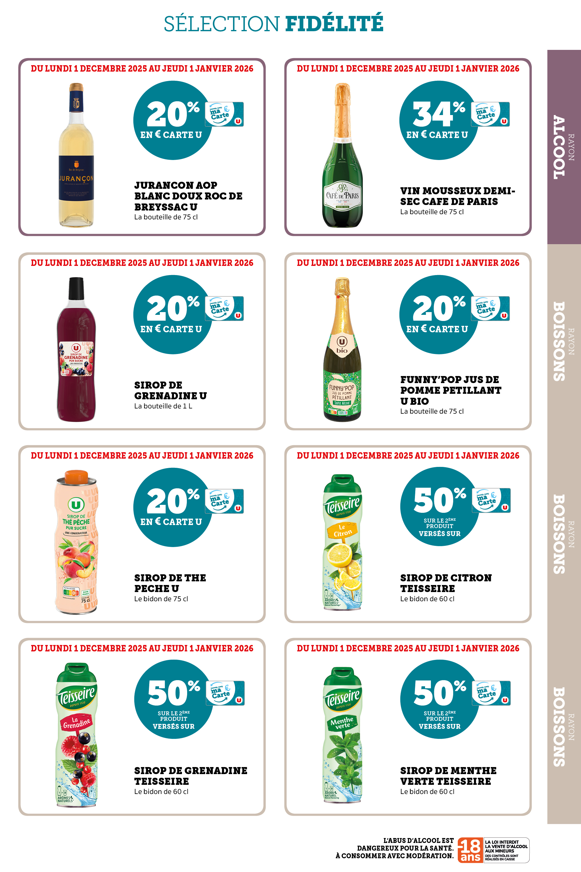 super-u - Catalogue Super U - Ma sélection Carte U décembre valable du 01/12 au 01/01 - page: 35