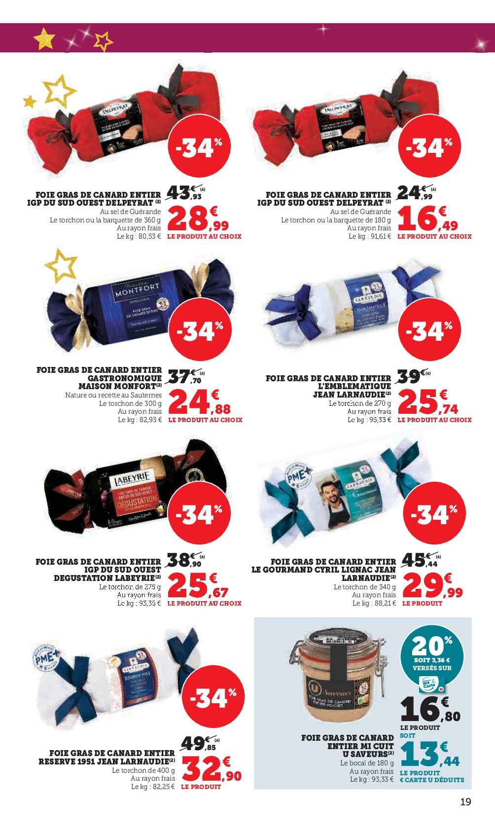 super-u - Catalogue Super U valable du 09/12 au 24/12 - page: 19