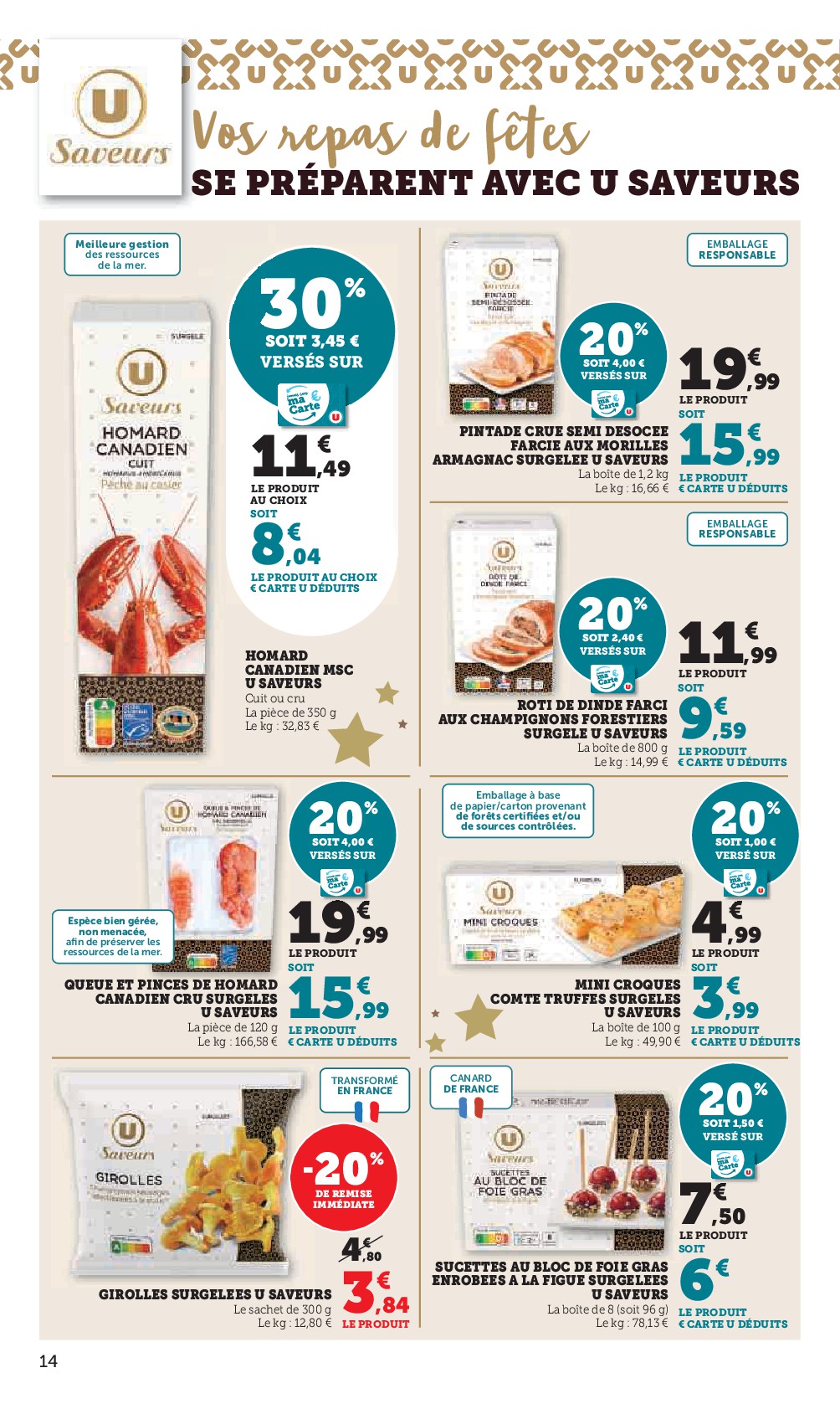 super-u - Catalogue Super U valable du 09/12 au 24/12 - page: 14