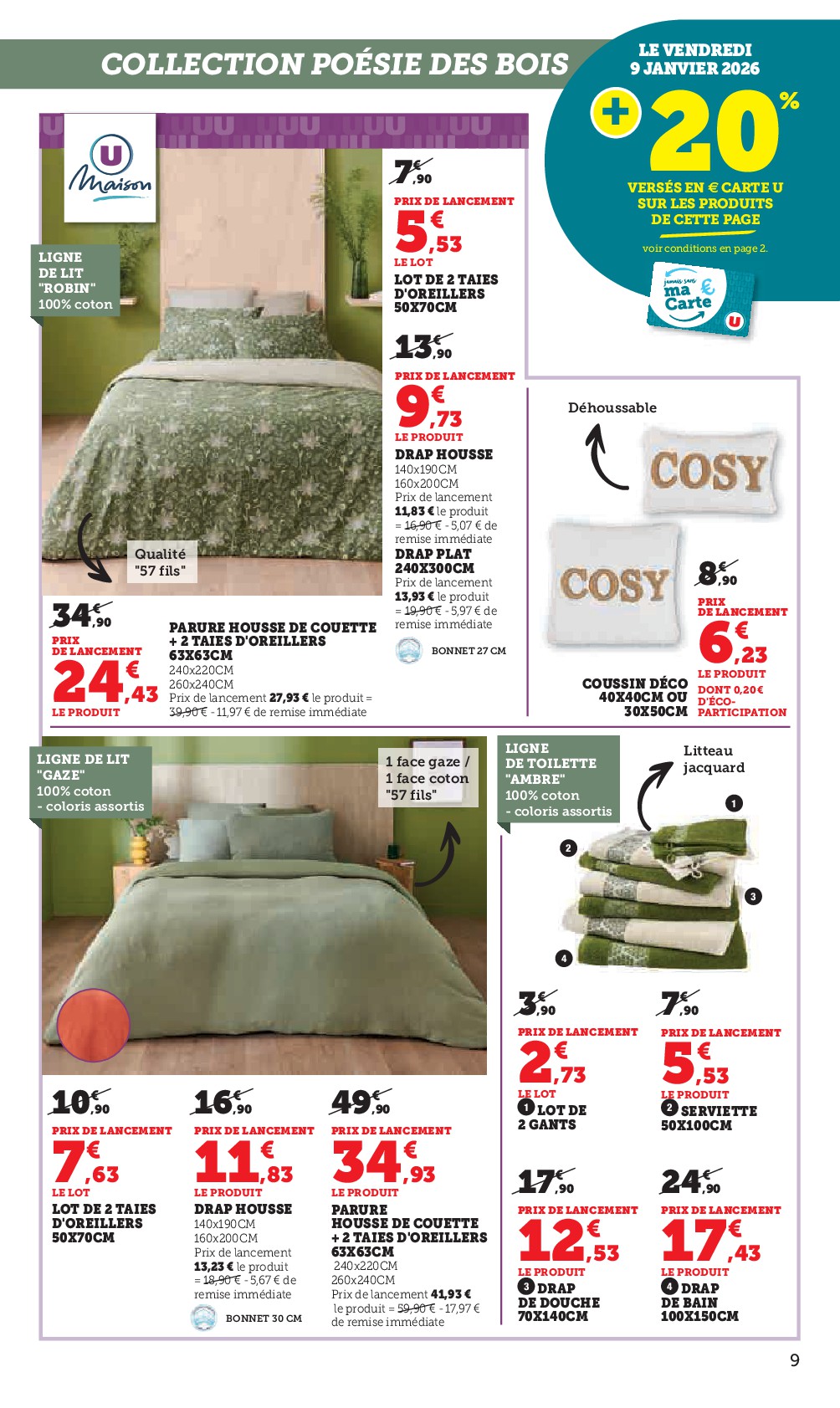 super-u - Catalogue Super U valable du 27/12 au 11/01 - page: 9