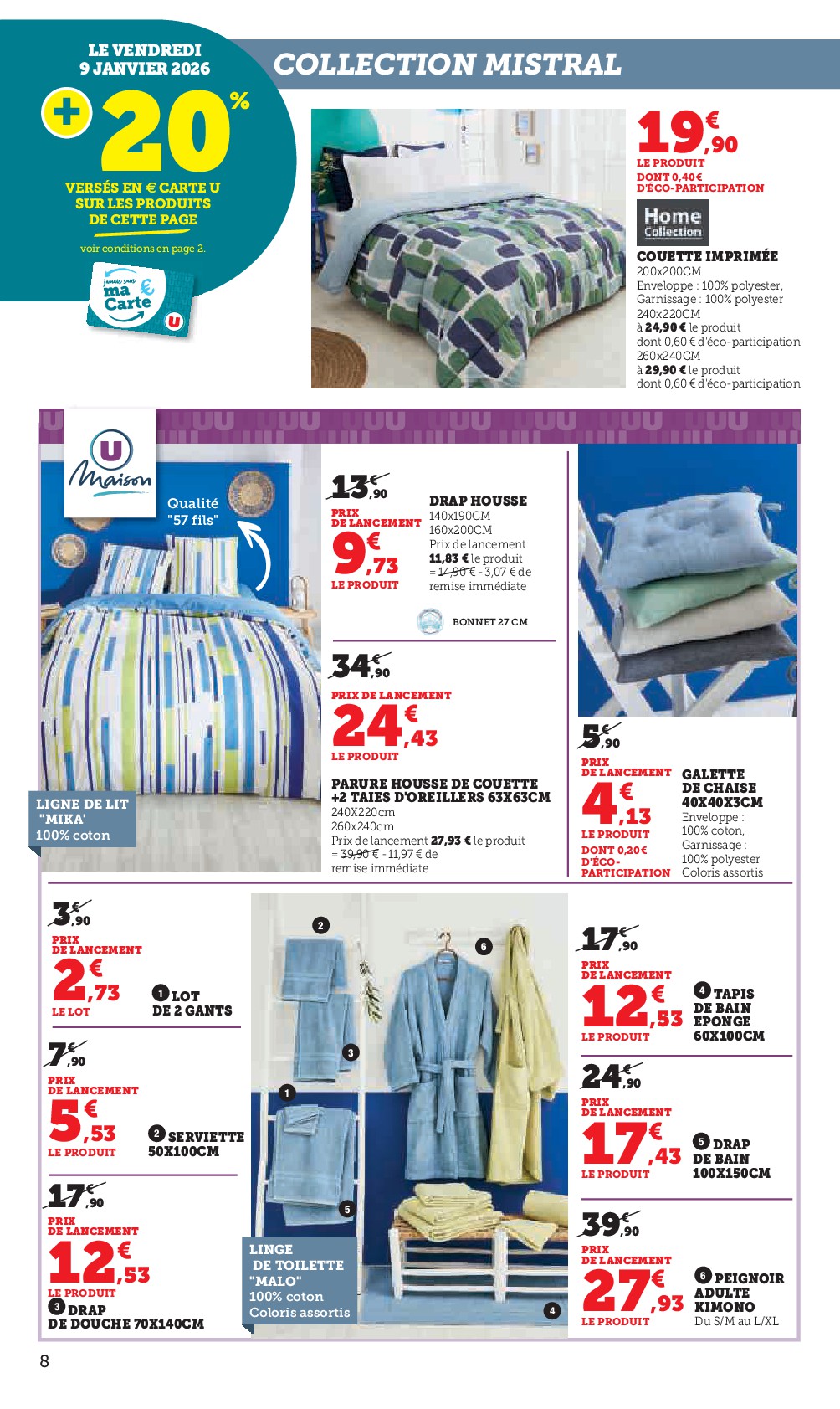 super-u - Catalogue Super U valable du 27/12 au 11/01 - page: 8