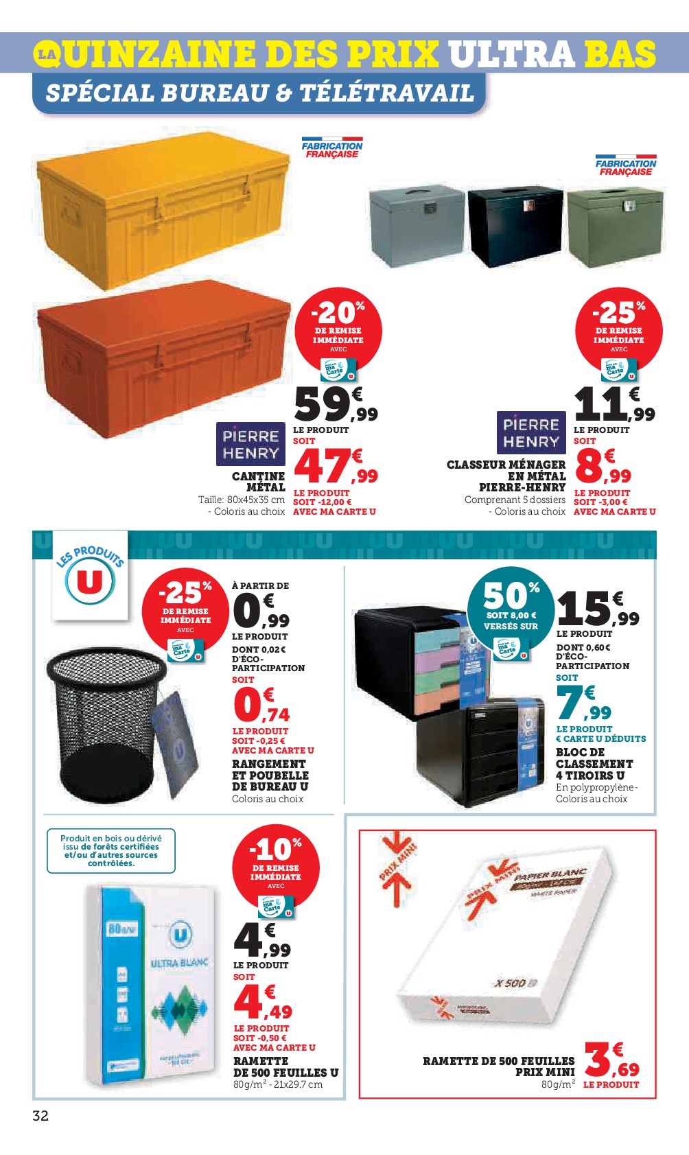 super-u - Catalogue Super U valable du 06/01 au 18/01 - page: 32