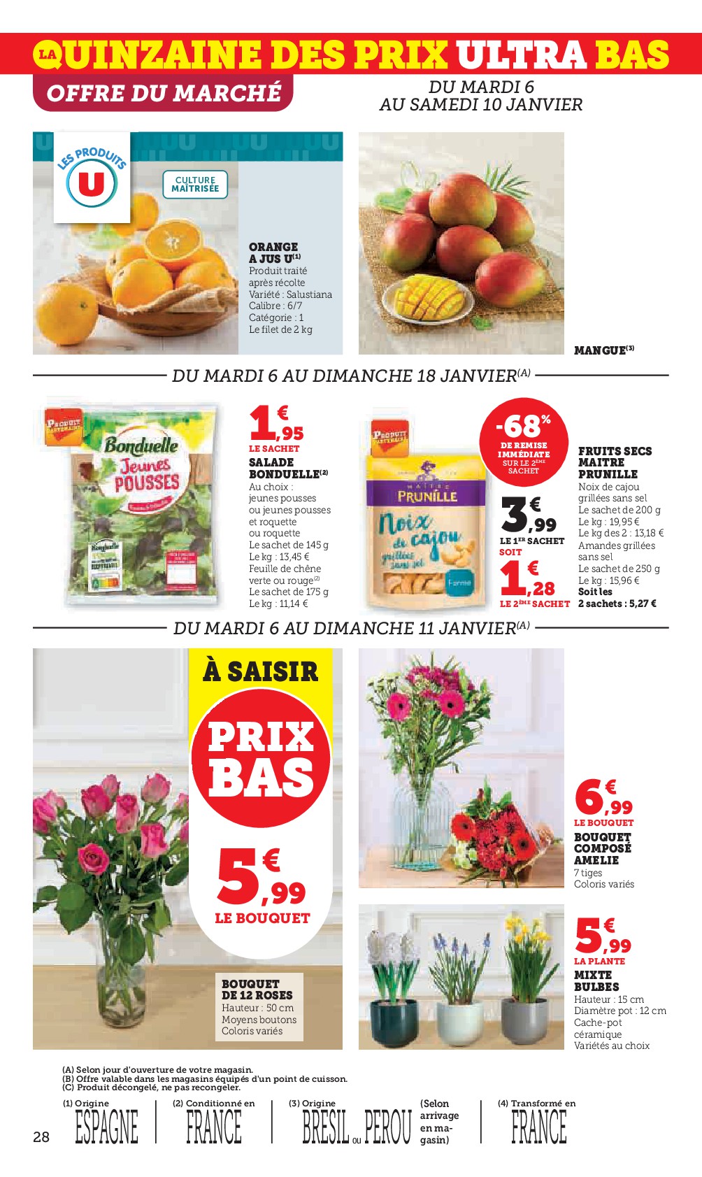 super-u - Catalogue Super U valable du 06/01 au 18/01 - page: 28
