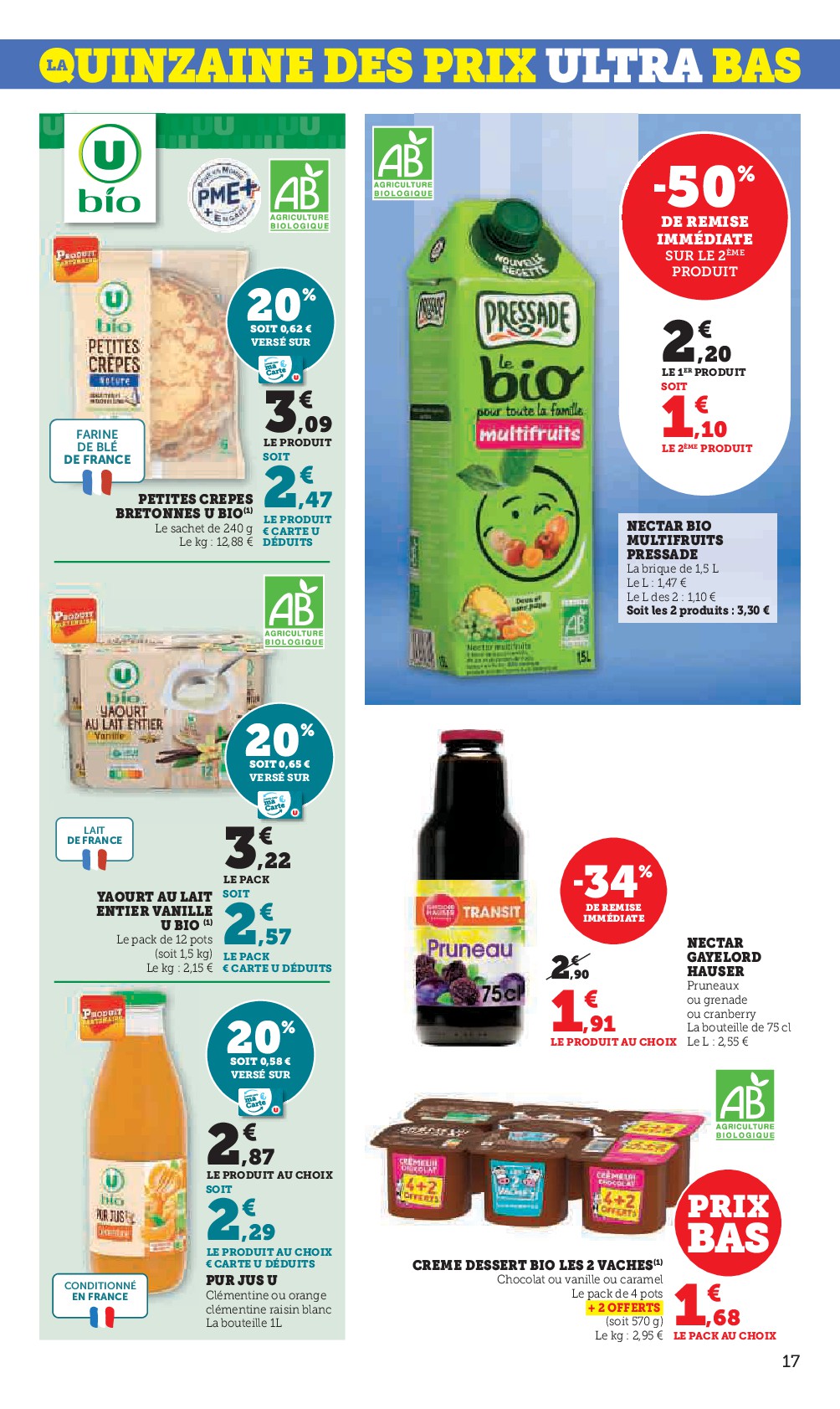 super-u - Catalogue Super U valable du 06/01 au 18/01 - page: 17